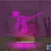 Dinozor Raptor 3D Lamba - Masa Gece Lambası