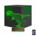 Dinozor T-rex 3D Lamba - Masa Gece Lambası