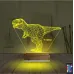 Dinozor T-rex 3D Lamba - Masa Gece Lambası