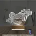 Formula Yarış Arabası 3D Lamba - Masa Gece Lambası