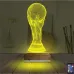 Futbol Fifa Kupası 3D Lamba - Masa Gece Lambası