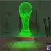 Futbol Fifa Kupası 3D Lamba - Masa Gece Lambası