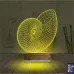 Deniz Kabuğu 3D Lamba - Masa Gece Lambası