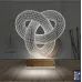 Geometrik Dekoratif 3D Lamba - Masa Gece Lambası