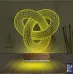 Geometrik Dekoratif 3D Lamba - Masa Gece Lambası