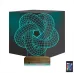 Geometrik Dekoratif 3D Lamba - Masa Gece Lambası
