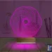 Geometrik Dekoratif 3D Lamba - Masa Gece Lambası