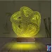 Geometrik Dekoratif 3D Lamba - Masa Gece Lambası