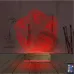 Geometrik Dekoratif 3D Lamba - Masa Gece Lambası