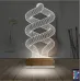Geometrik Dekoratif 3D Lamba - Masa Gece Lambası