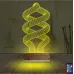 Geometrik Dekoratif 3D Lamba - Masa Gece Lambası