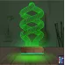 Geometrik Dekoratif 3D Lamba - Masa Gece Lambası