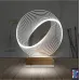 Geometrik Dekoratif 3D Lamba - Masa Gece Lambası
