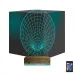 Geometrik Dekoratif 3D Lamba - Masa Gece Lambası