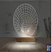 Geometrik Dekoratif 3D Lamba - Masa Gece Lambası