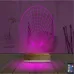 Geometrik Dekoratif 3D Lamba - Masa Gece Lambası