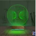 Geometrik Dekoratif 3D Lamba - Masa Gece Lambası