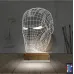 Ironman Robot 3D Lamba - Masa Gece Lambası