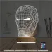 Ironman Robot 3D Lamba - Masa Gece Lambası