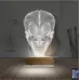 Joker Face 3D Lamba - Masa Gece Lambası