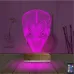 Joker Face 3D Lamba - Masa Gece Lambası