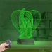 Kalp El Sevgiliye Hediye 3D Lamba - Masa Gece Lambası