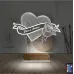 Kalp Gül Canım Annem Anneler Günü 3D Lamba - Masa Gece Lambası