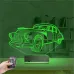 Klasik Araba 3D Lamba - Masa Gece Lambası