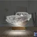 Klasik Araba 3D Lamba - Masa Gece Lambası