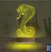 Kobra Yılan 3D Lamba - Masa Gece Lambası