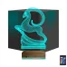 Koç Burç 3D Lamba - Masa Gece Lambası