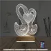 Kuğu 3D Lamba - Masa Gece Lambası