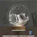 Kuran-ı Kerim Cami 3D Lamba - Masa Gece Lambası