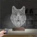 Kurt 3D Lamba - Masa Gece Lambası