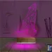 Kurt Polygonal 3D Lamba - Masa Gece Lambası