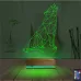 Kurt Polygonal 3D Lamba - Masa Gece Lambası