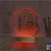 Crypto Lite Coin 3D Lamba - Masa Gece Lambası