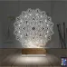 Mandala 3D Lamba - Masa Gece Lambası