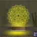 Mandala 3D Lamba - Masa Gece Lambası