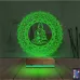 Mandala Yoga 3D Lamba - Masa Gece Lambası