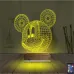 Miki Fare Çocuk Odası 3D Lamba - Masa Gece Lambası