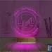 Crypto Monero Coin 3D Lamba - Masa Gece Lambası