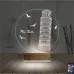 Pisa Kulesi 3D Lamba - Masa Gece Lambası