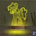 Ponny At Çocuk Odası 3D Lamba - Masa Gece Lambası