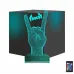Rock Hand Müzik 3D Lamba - Masa Gece Lambası