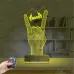 Rock Hand Müzik 3D Lamba - Masa Gece Lambası