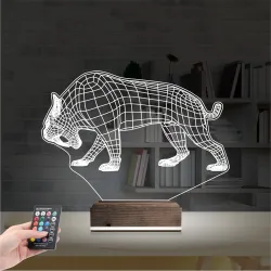 Kaplan 3D Lamba - Masa Gece Lambası