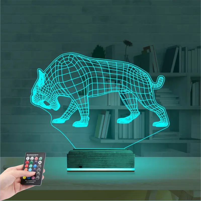 Kaplan 3D Lamba - Masa Gece Lambası