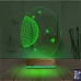 Uzay Gezegen 3D Lamba - Masa Gece Lambası