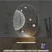 Uzay Gezegen 3D Lamba - Masa Gece Lambası